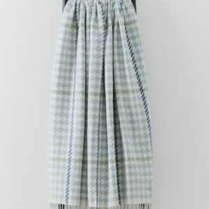 Sky Blue Merino Lambswool Throw