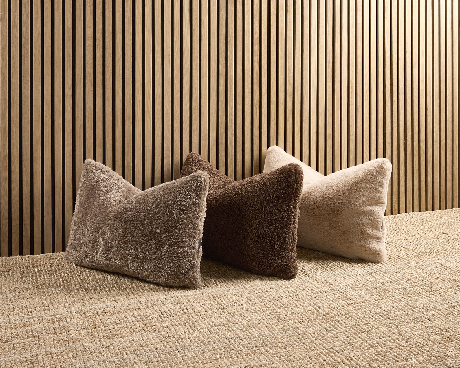 Cocoa Pebble Bedroom Cushion - Image 3