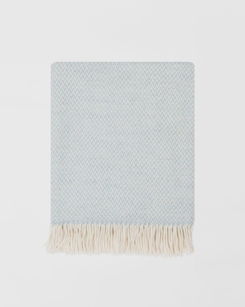 Hucklow Topaz Merino lambswool blanket