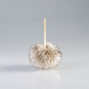 Siberian Wolf Faux Fur Bauble