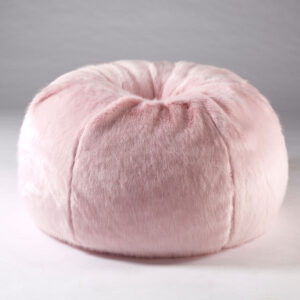 London Strawberry Cream Faux Fur Bean Bag