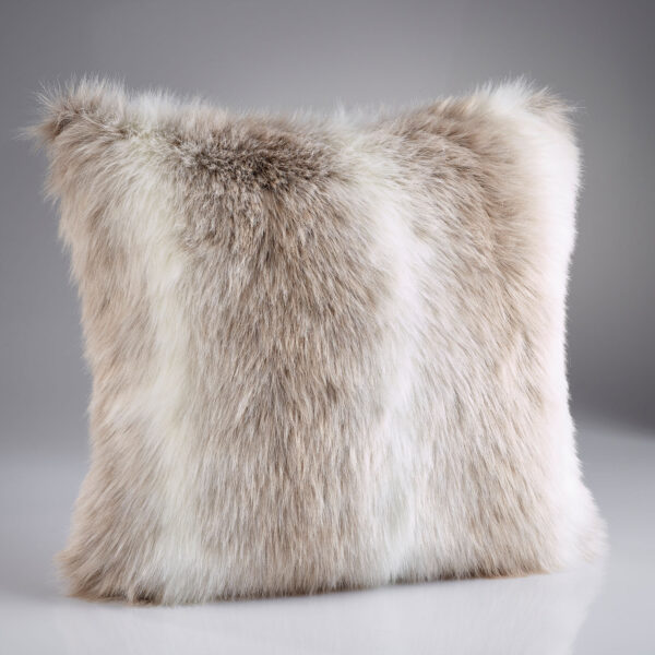 Reindeer Faux Fur Cushion