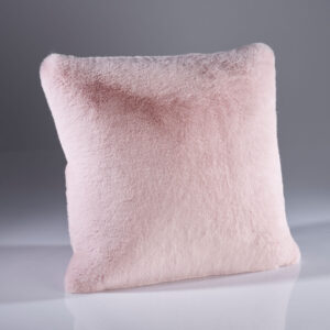 Soft Pink Faux Fur Cushion