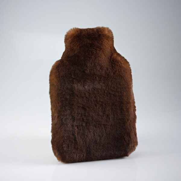 Brown Bear Faux Fur Hot Water Bottle