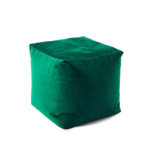 Emerald Luxe Velvet Bean Cube